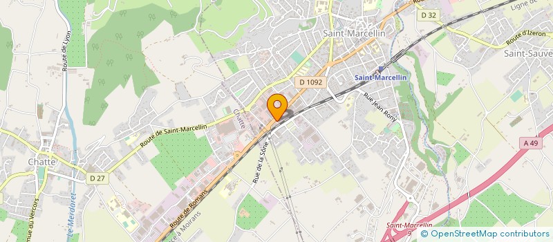 localisation de l'entreprise SCI DU 5 AVENUE DE ROMANS  SAINT-MARCELLIN