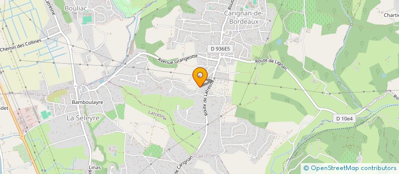 localisation de l'entreprise SCI DU 5 AVENUE MAURICE MARTIN 2020  CARIGNAN-DE-BORDEAUX