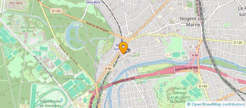 localisation de l'entreprise SCI DU 5 AVENUE WATTEAU  NOGENT-SUR-MARNE