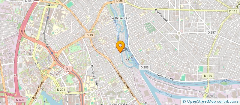 localisation de l'entreprise SCI DU 5 BD VICTOR HUGO à CRETEIL