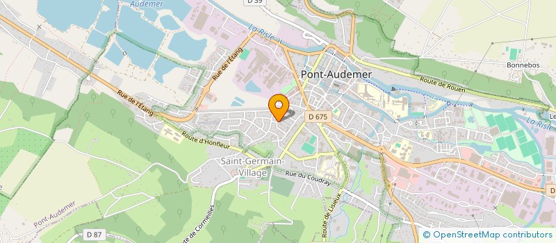 localisation de l'entreprise SCI DU 5 BIS RUE D AUVERGNE à PONT-AUDEMER