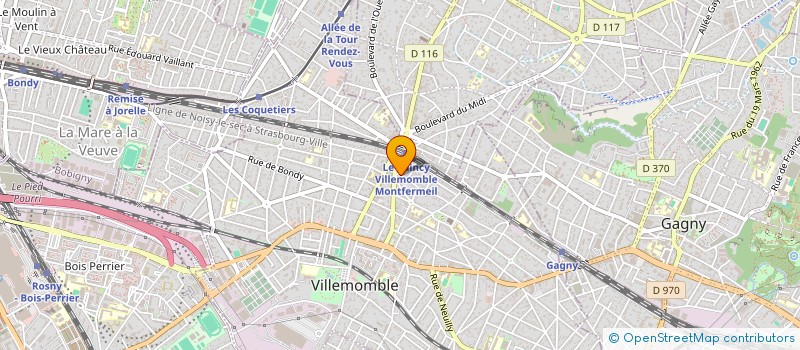 localisation de l'entreprise SCI DU 5 BOULEVARD DU GENERAL DE GAULLE à VILLEMOMBLE