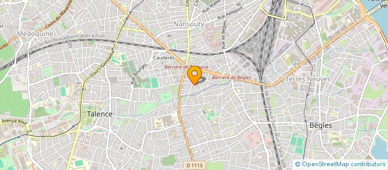 localisation de l'entreprise SCI DU 5 DE TASSIGNY  BORDEAUX