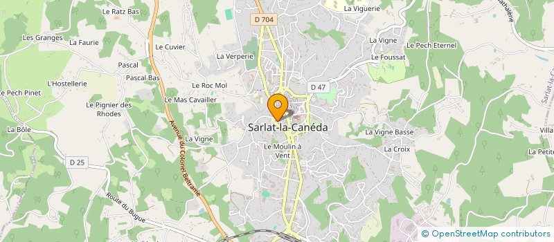 localisation de l'entreprise SCI DU 5 IMPASSE DE TURENNE à SARLAT-LA-CANEDA