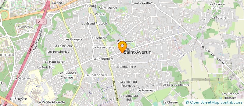 localisation de l'entreprise SCI DU 5 IMPASSE ORIGET  SAINT-AVERTIN