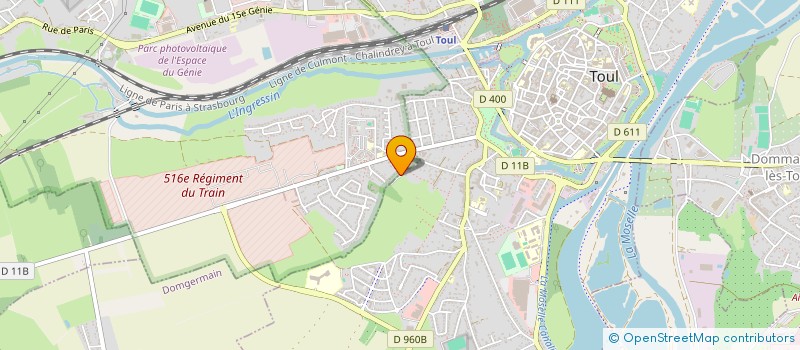 localisation de l'entreprise SCI DU 5 JANVIER  ECROUVES