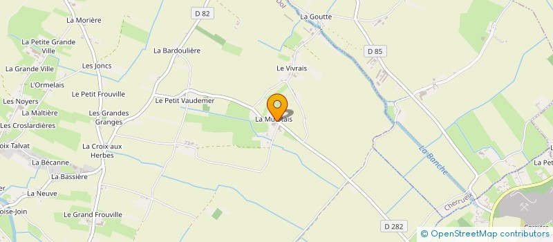 localisation de l'entreprise SCI DU 5 LA MULOTAIS  MONT-DOL