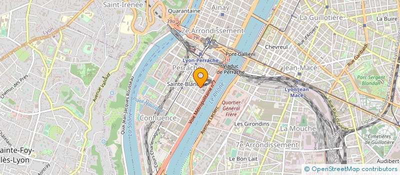 localisation de l'entreprise SCI DU 5 PLACE DES CELESTINS  LYON