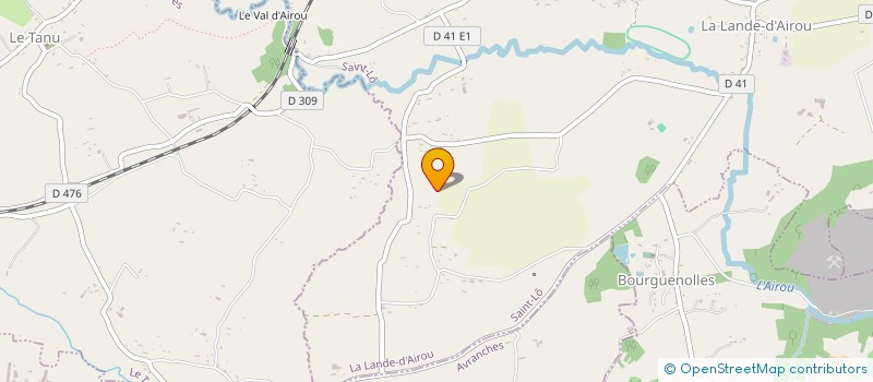 localisation de l'entreprise SCI DU 5 R DU PONT NEUF  LA LANDE-D'AIROU