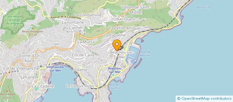 localisation de l'entreprise SCI DU 5 RUE ALEXANDRE MARI à BEAULIEU-SUR-MER