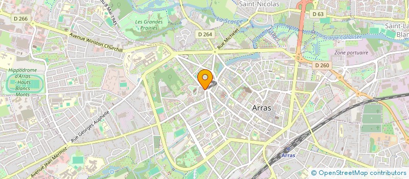 localisation de l'entreprise SCI DU 5 RUE BAUDIMONT à ARRAS