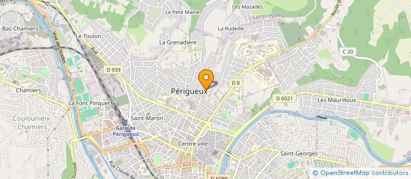 localisation de l'entreprise SCI DU 5 RUE BELLEVUE à PERIGUEUX