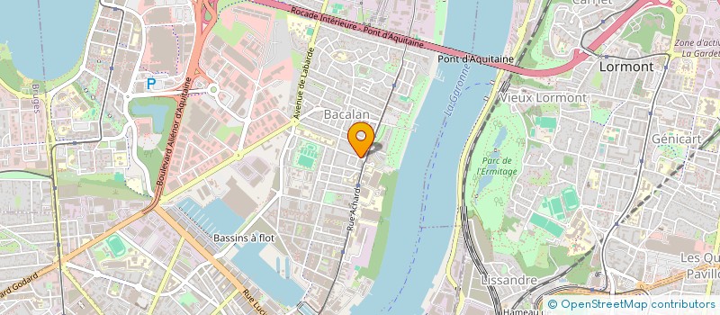 localisation de l'entreprise SCI DU 5 RUE CHARLES MARTIN  BORDEAUX