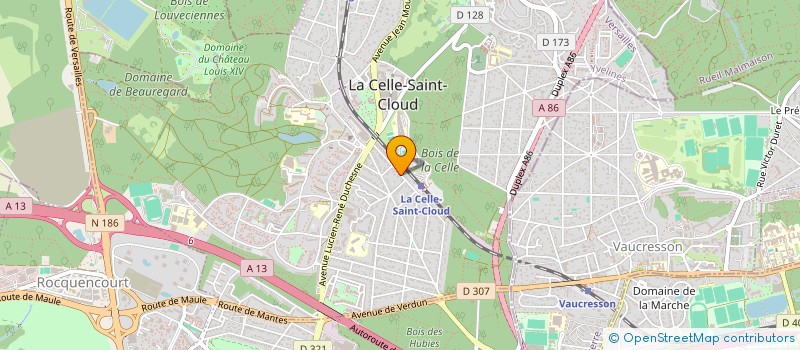 localisation de l'entreprise SCI DU 5 RUE DAILLY  LA CELLE-SAINT-CLOUD