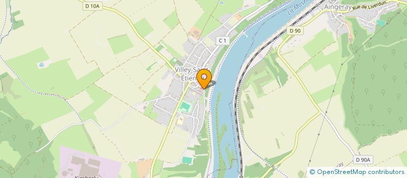 localisation de l'entreprise SCI DU 5 RUE DE BAUDRICOURT  VILLEY-SAINT-ETIENNE