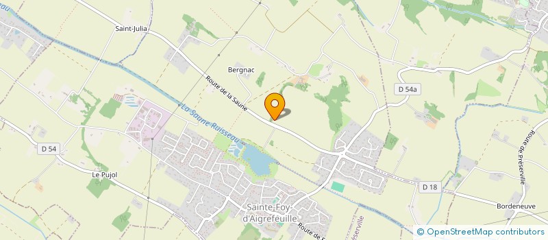 localisation de l'entreprise SCI DU 5 RUE DE BEAUPUY  SAINTE-FOY-D'AIGREFEUILLE