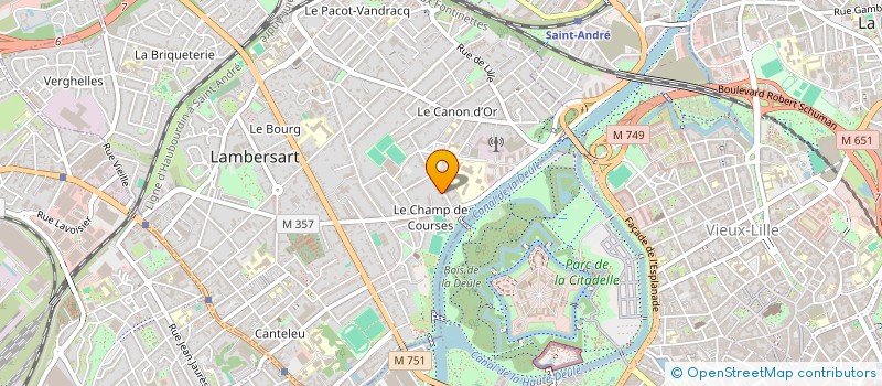 localisation de l'entreprise SCI DU 5 RUE DE BRAQUE à LAMBERSART