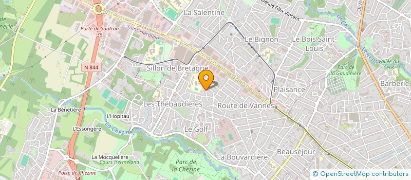 localisation de l'entreprise SCI DU 5 RUE DE BREA  SAINT-HERBLAIN