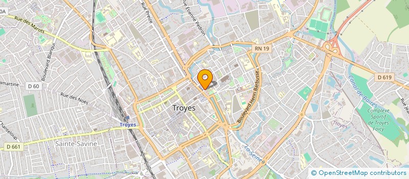 localisation de l'entreprise SCI DU 5 RUE DE LA CITE  TROYES