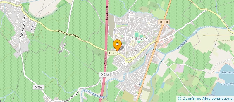 localisation de l'entreprise SCI DU 5 RUE DE LA GARRIGUE  POLLESTRES