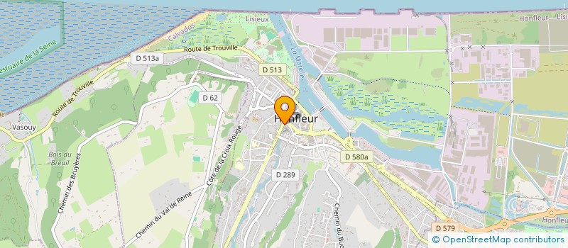 localisation de l'entreprise SCI DU 5 RUE DE LA REPUBLIQUE à HONFLEUR