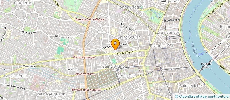 localisation de l'entreprise SCI DU 5 RUE DE LACANAU à BORDEAUX