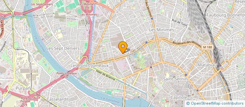 localisation de l'entreprise SCI DU 5 RUE DE MONTMORENCY à TOULOUSE