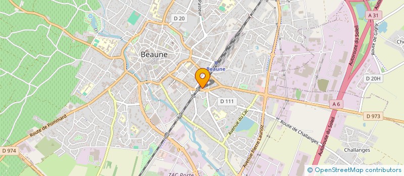 localisation de l'entreprise SCI DU 5, RUE DE SEURRE à BEAUNE