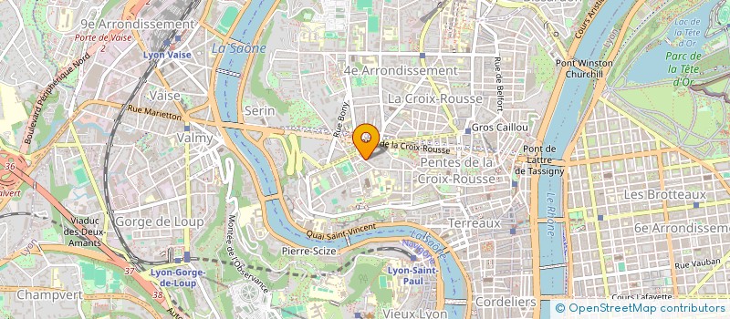 localisation de l'entreprise SCI DU 5 RUE DES CHARTREUX  LYON