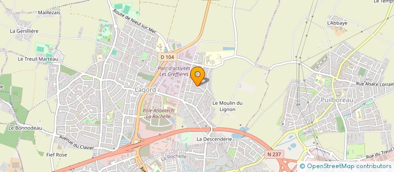 localisation de l'entreprise SCI DU 5 RUE DES DAMES  LAGORD