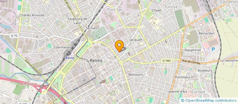 localisation de l'entreprise SCI DU 5 RUE DES TEMPLIERS  REIMS