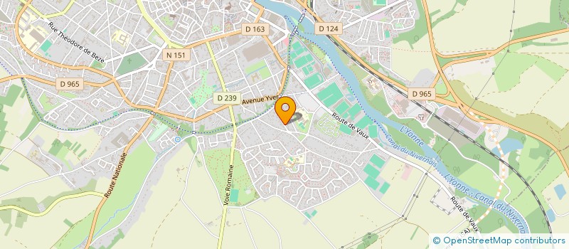 localisation de l'entreprise SCI DU 5 RUE DU 24 AOUT à AUXERRE