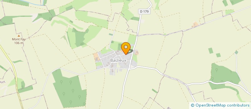 localisation de l'entreprise SCI DU 5 RUE DU COLLEGE  BAIZIEUX