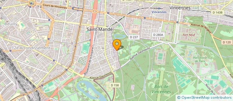 localisation de l'entreprise SCI DU 5 RUE DU COLONEL ROZANOFF à SAINT-MANDE