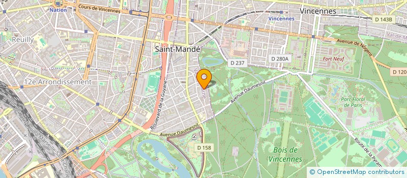 localisation de l'entreprise SCI DU 5 RUE FAIDHERBE à SAINT-MANDE