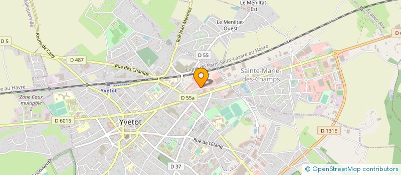 localisation de l'entreprise SCI DU 5 RUE GAUTIER D'YVETOT  YVETOT