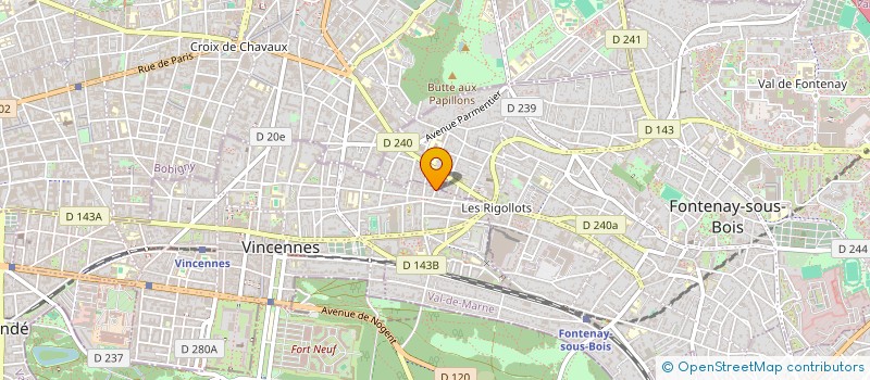 localisation de l'entreprise SCI DU 5 RUE GEORGES LAMOURET à VINCENNES
