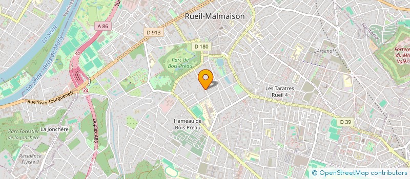 localisation de l'entreprise SCI DU 5 RUE GEORGES THORETTON à RUEIL-MALMAISON