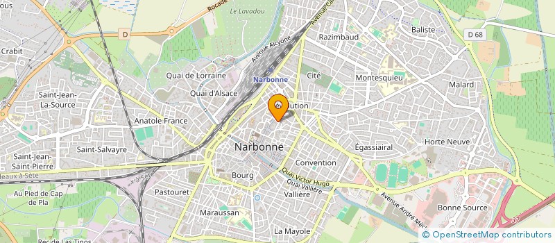localisation de l'entreprise SCI DU 5 RUE GIRARD à NARBONNE