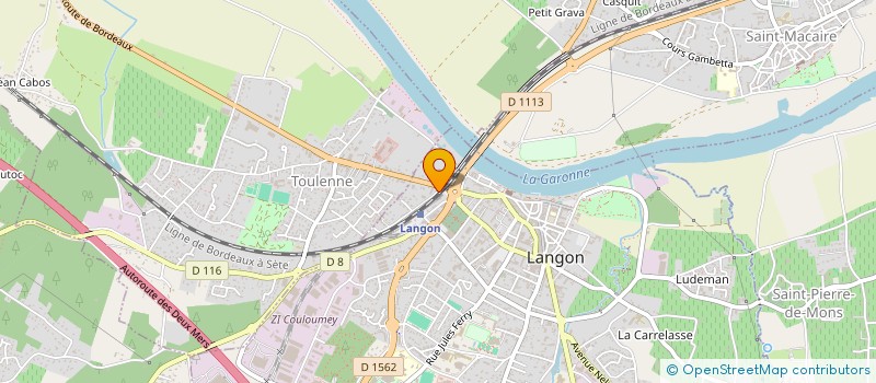 localisation de l'entreprise SCI DU 5 RUE JEAN JAURES à LANGON
