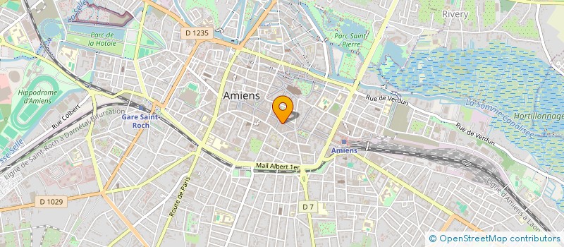 localisation de l'entreprise SCI DU 5 RUE PASQUIER à AMIENS