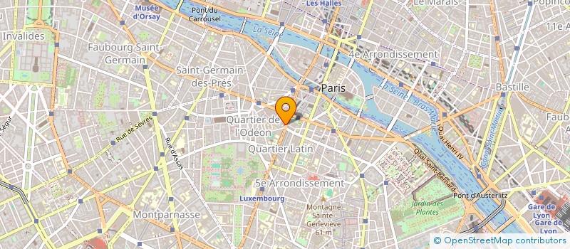 localisation de l'entreprise SCI  DU 5 RUE RACINE  PARIS