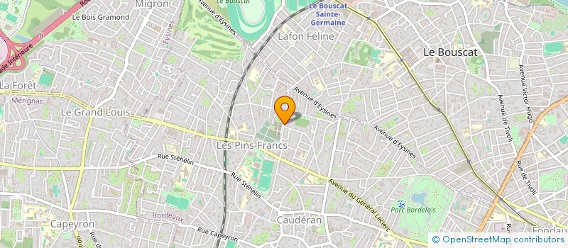 localisation de l'entreprise SCI DU 5 RUE ROLLAND  BORDEAUX