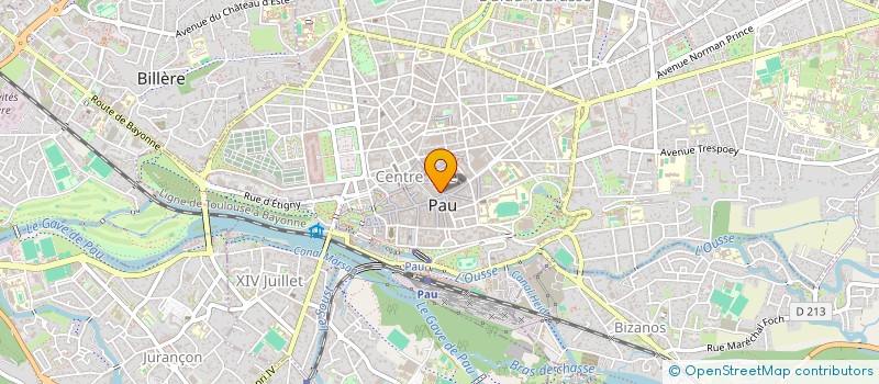 localisation de l'entreprise SCI DU 5 RUE SERVIEZ à PAU