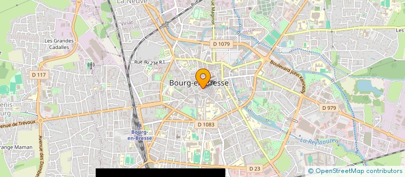 localisation de l'entreprise SCI DU 5 RUE THOMAS RIBOUD à BOURG-EN-BRESSE