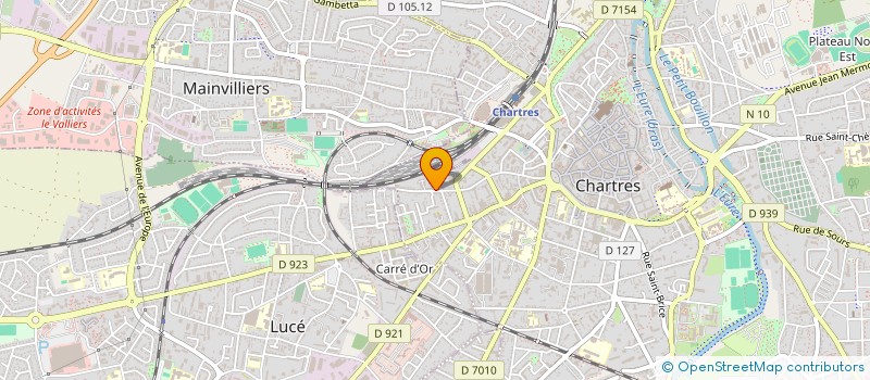 localisation de l'entreprise SCI DU 5 SENTE DU PETIT RACHIGNY à CHARTRES
