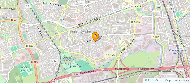 localisation de l'entreprise SCI DU 5 SENTIER DES PERVENCHES à DUNKERQUE