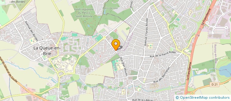 localisation de l'entreprise SCI DU 5 SEPTEMBRE  LA QUEUE-EN-BRIE