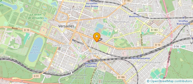 localisation de l'entreprise SCI DU 50 AVENUE DE PARIS à VERSAILLES