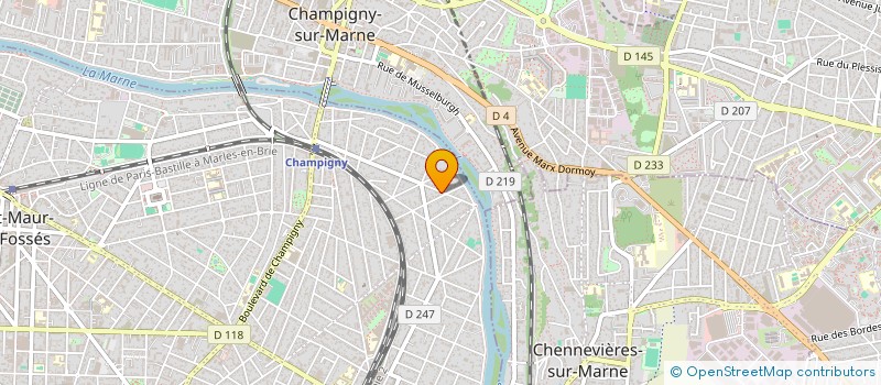 localisation de l'entreprise SCI DU 50 AVENUE DU 11 NOVEMBRE à SAINT-MAUR-DES-FOSSES